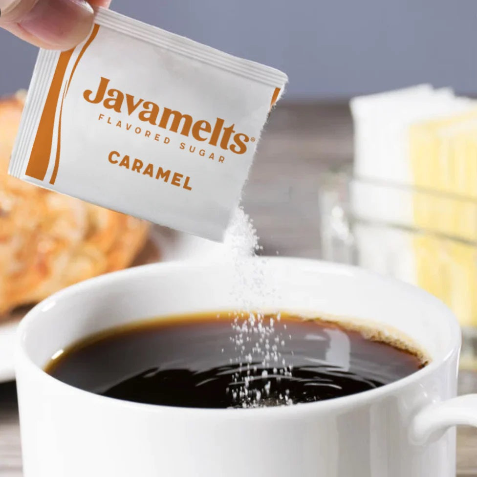 Caramel Flavored Sugar Packets (200 ct) SUNDAY MORNING COFFEE COMPANY